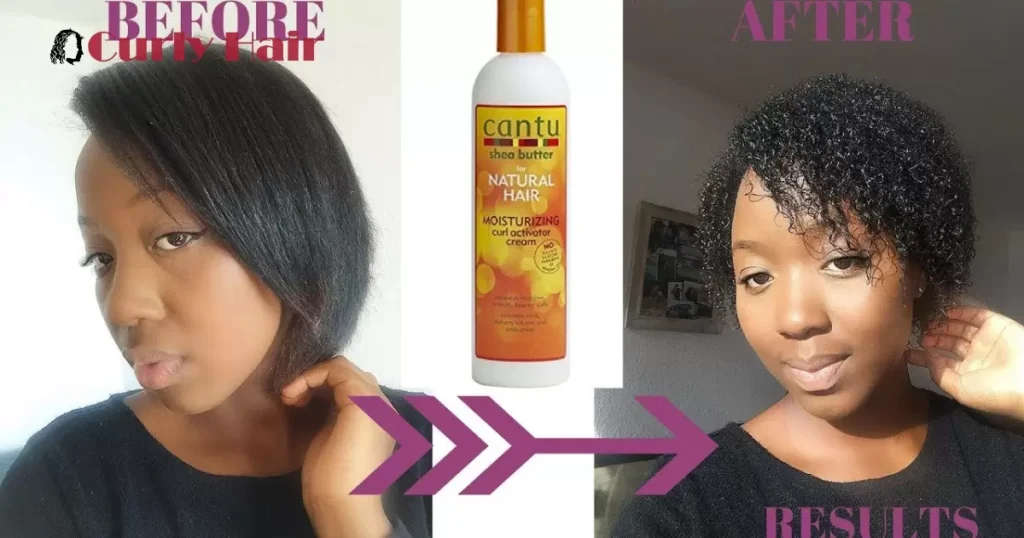 Cantu Curling Cream Review For Straight Hair