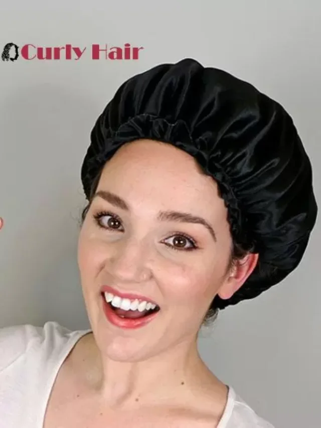 Curly Hair Silk Cap