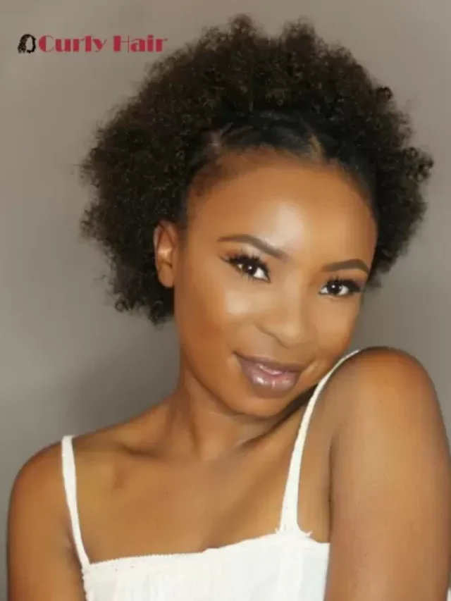 How To Style Short Afro Hair- At Home