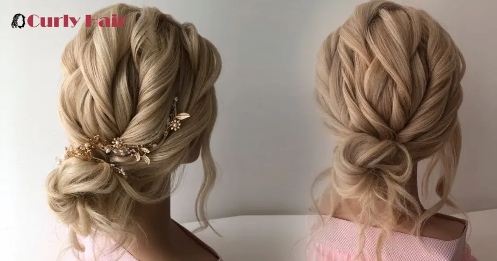 The Curly Low Bun
