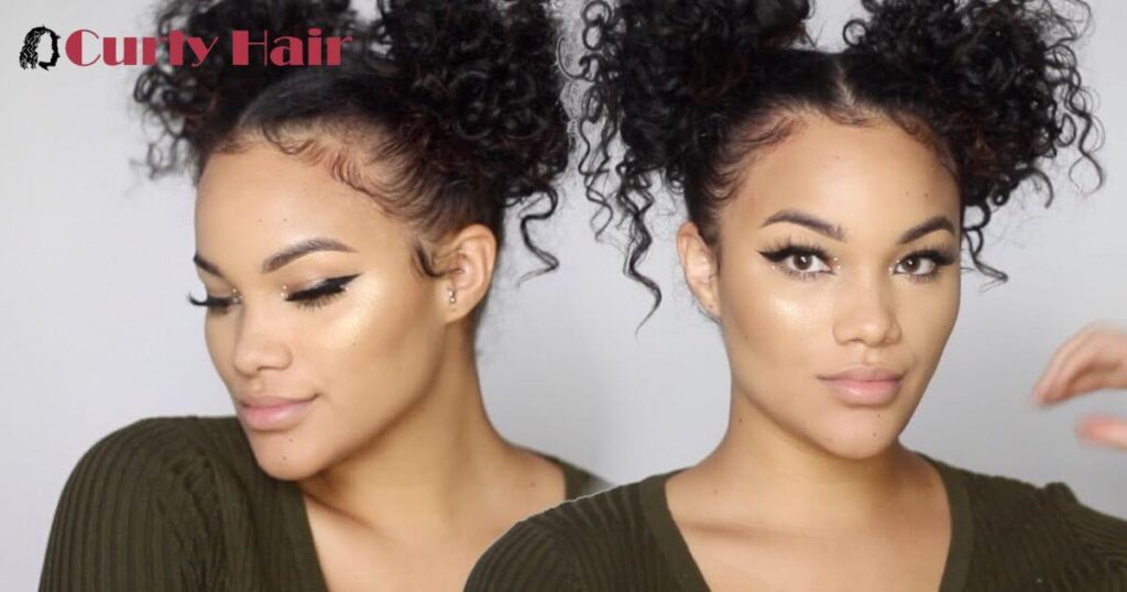 Curly Space Buns