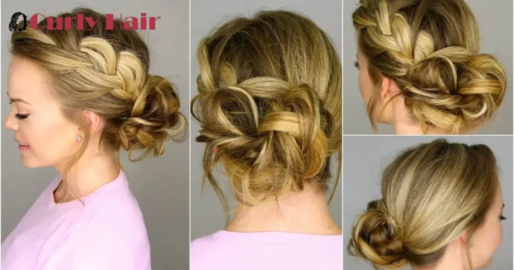 Curly Updo for Formal Occasions